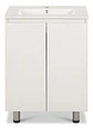 Vanitorio CIC Lisboa 2 Puertas Blanco 60CM + Llave Nibsa MM - Miniatura 1