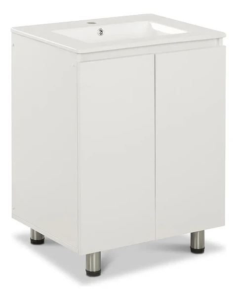 Vanitorio CIC Lisboa 2 Puertas Blanco 60CM + Llave Nibsa MM
