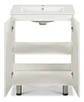 Vanitorio CIC Lisboa 2 Puertas Blanco 60CM + Llave Nibsa MM - Miniatura 3