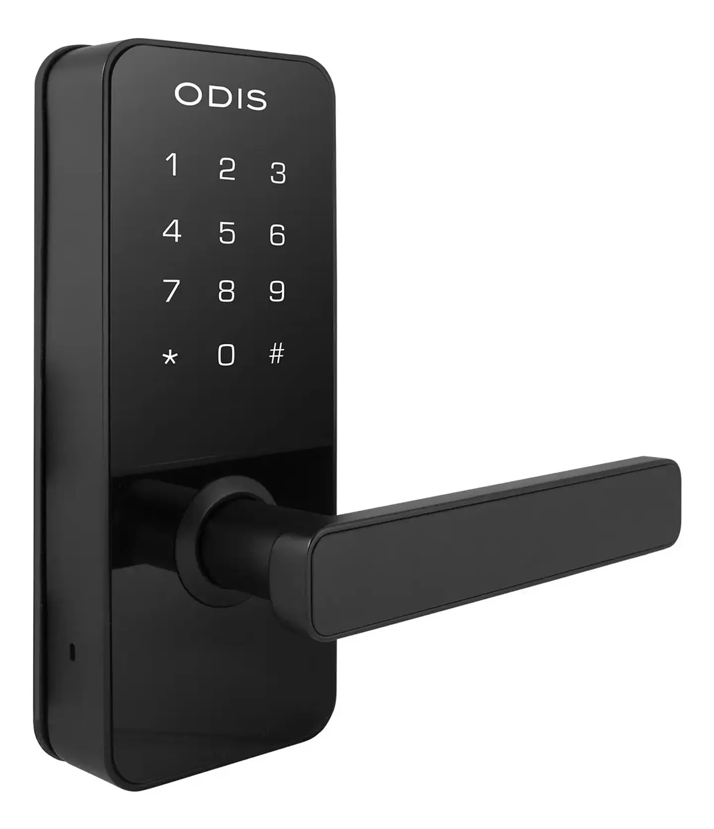 Cerradura Digital Odis 7700 Manilla Reversible Negro 1