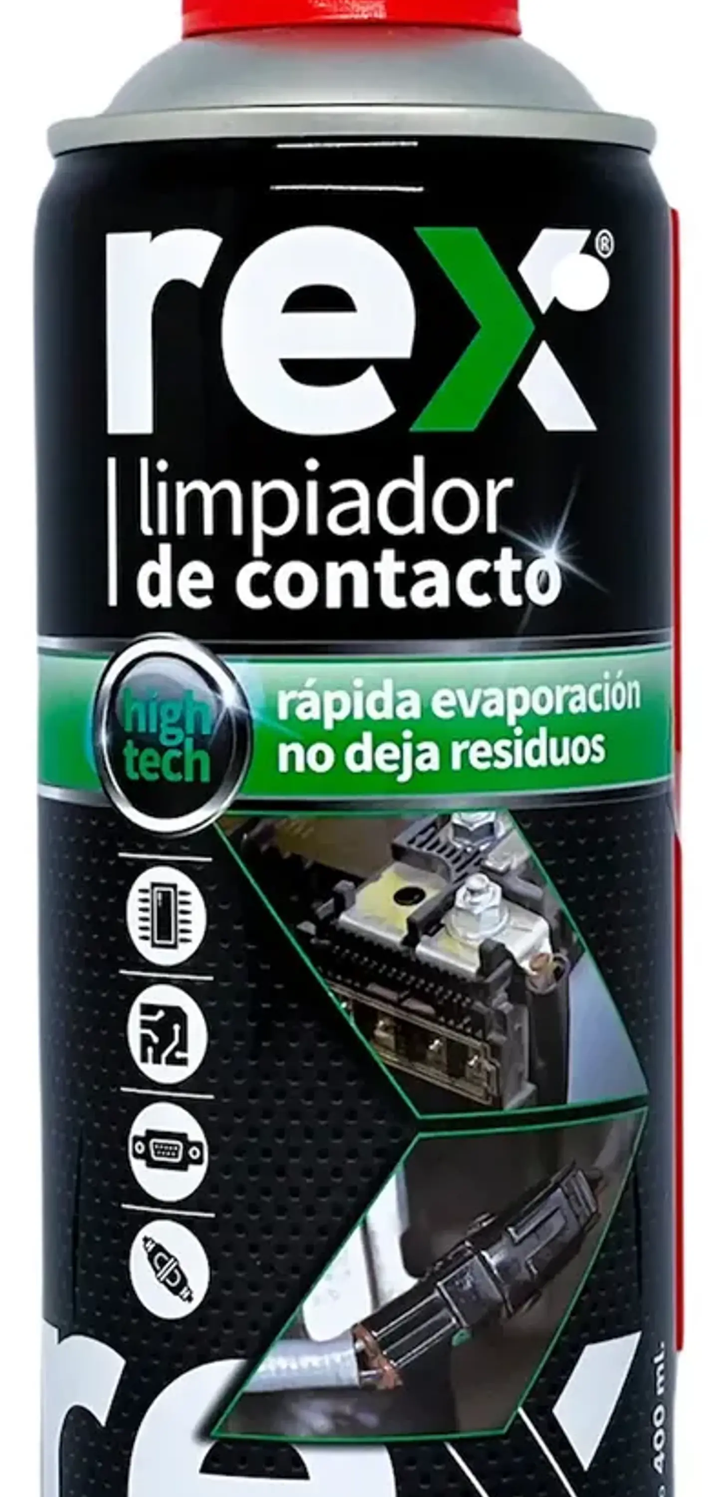 Limpia Contacto Rex 400ml Limpiador Multiuso Electrónica 1