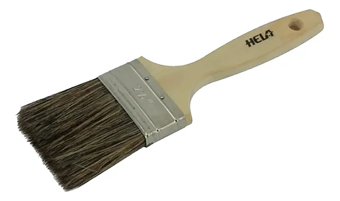 Brocha Hela Cerda Natural Gris  2 1/2 x 1