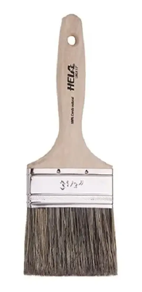 Brocha Hela Cerda Natural Gris    3 1/2 x 1