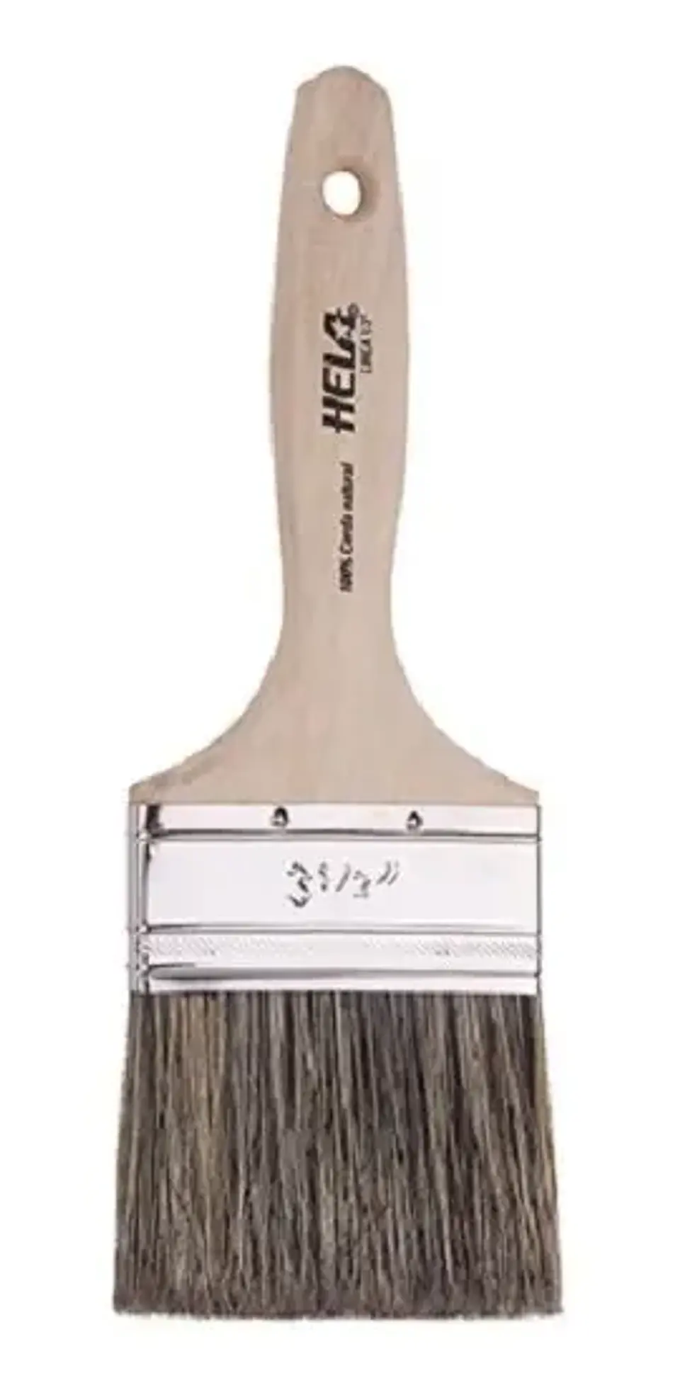 Brocha Hela Cerda Natural Gris    3 1/2 x 1 1