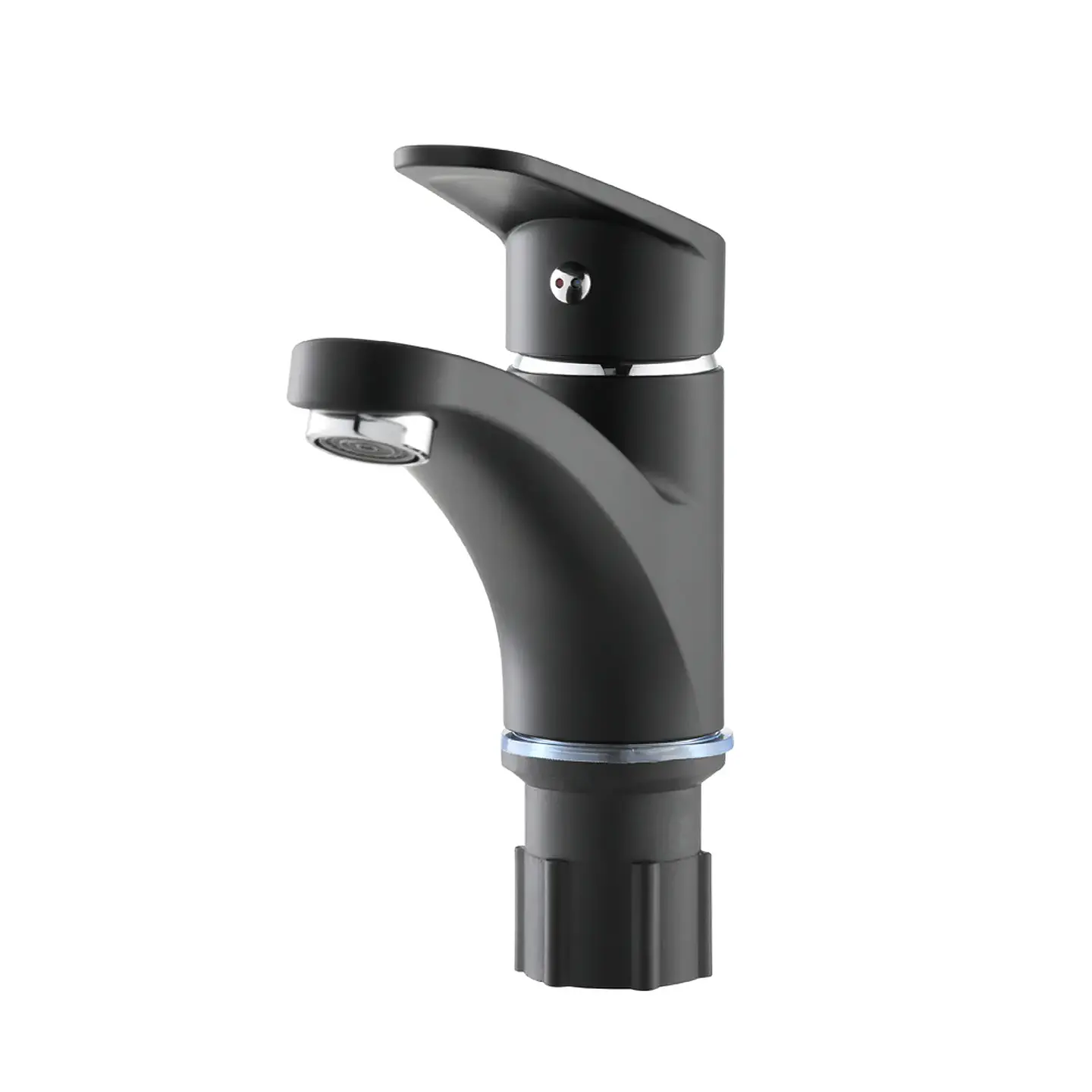 Monomando Lavamanos ABS Eko Plus Matte black 1