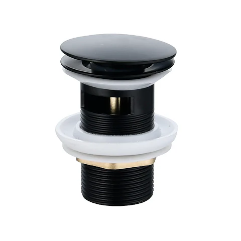 Desague Lavatorio Pop Up 1 1/4 con rebalse Matte Black
