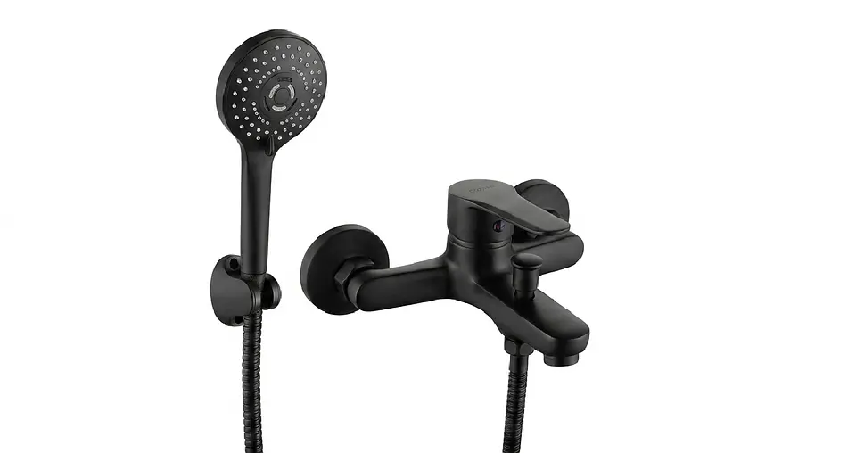 Monomando Tina Ducha Gunnar Matte Black 1