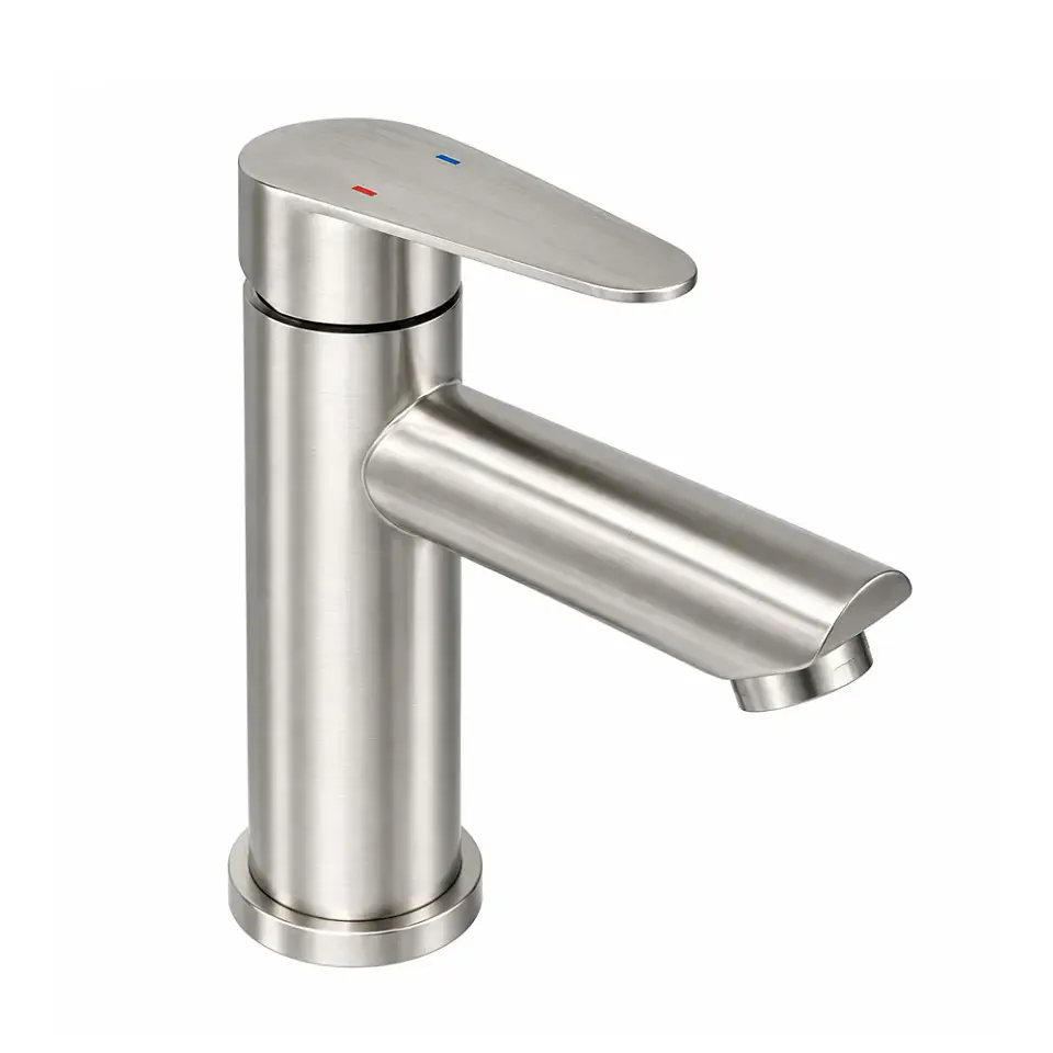 Monomando Lavamanos Vermont Inox Satinado 1