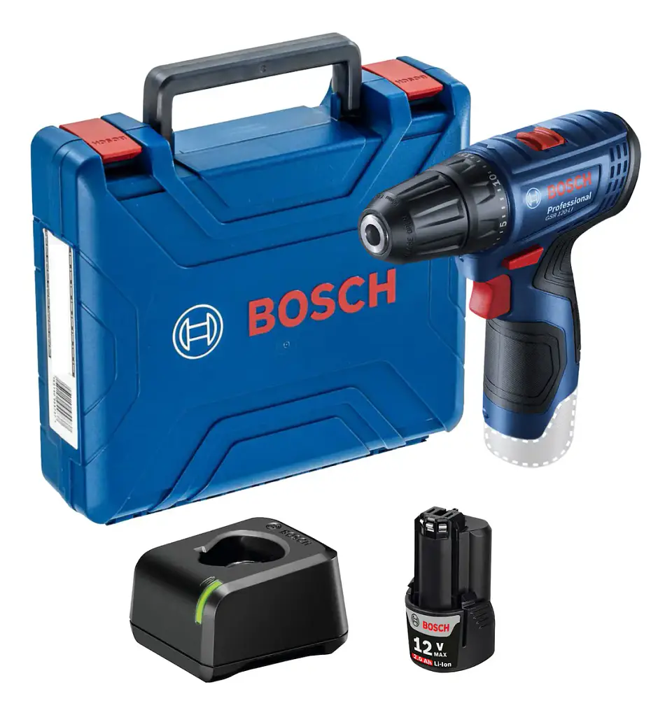 Taladro Atornillador Gsr 120-li + Batería + Maletín Bosch 2