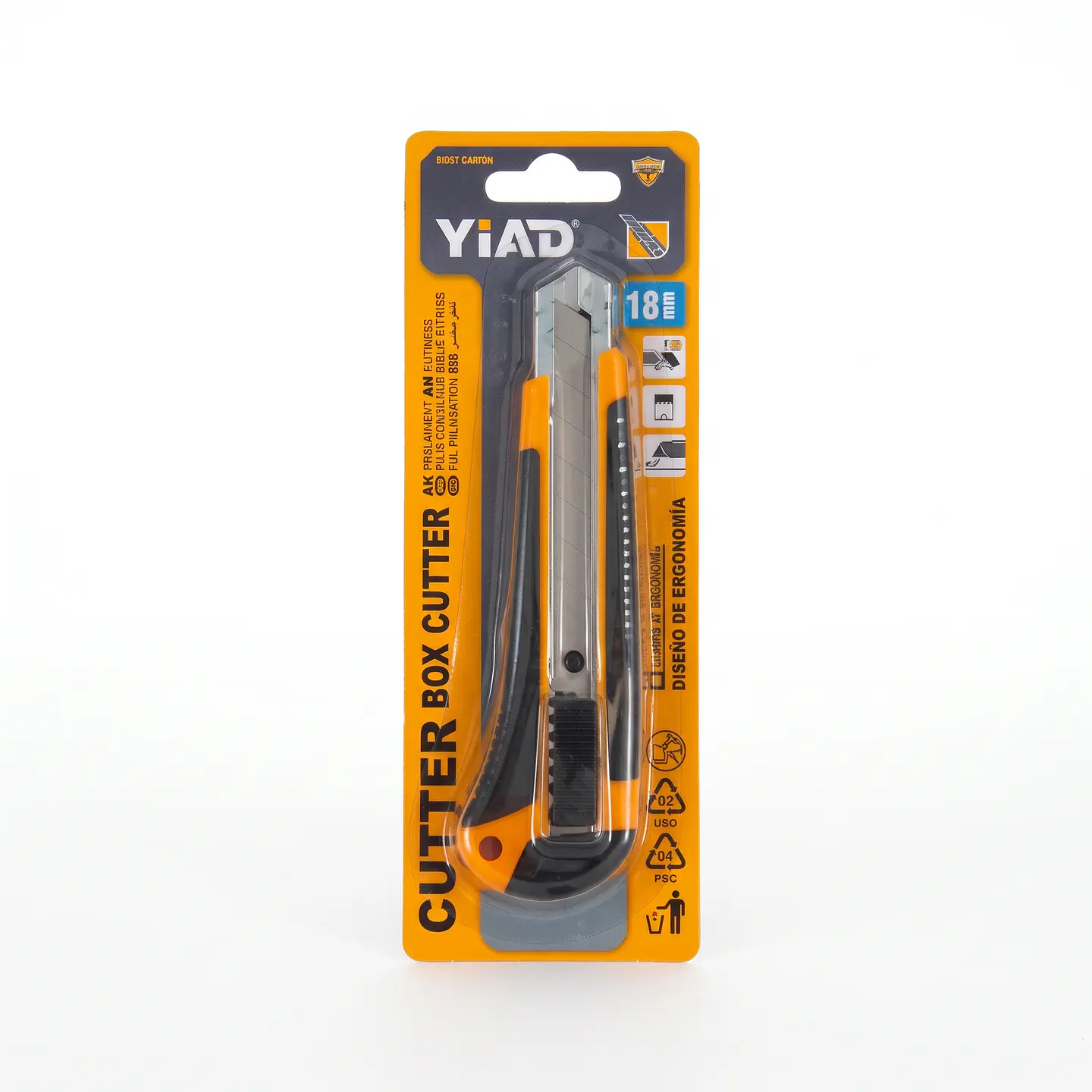 Cuchillo Cartonero Profesional 18 mm – Marca YIAD 2