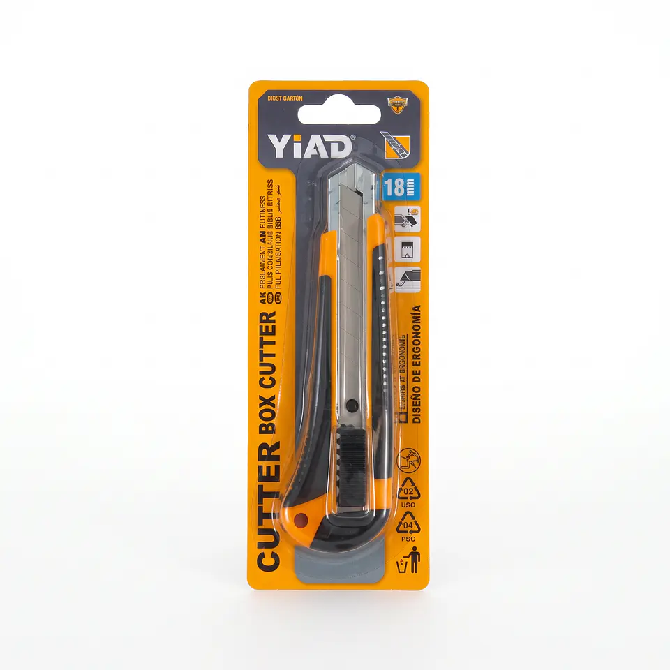 Cuchillo Cartonero Profesional 18 mm – Marca YIAD 2