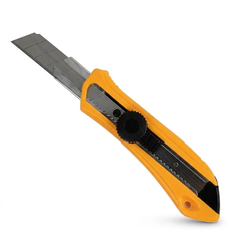 Cuchillo Cartonero de Trabajo Pesado con Bloqueo de Perilla 18 mm 1