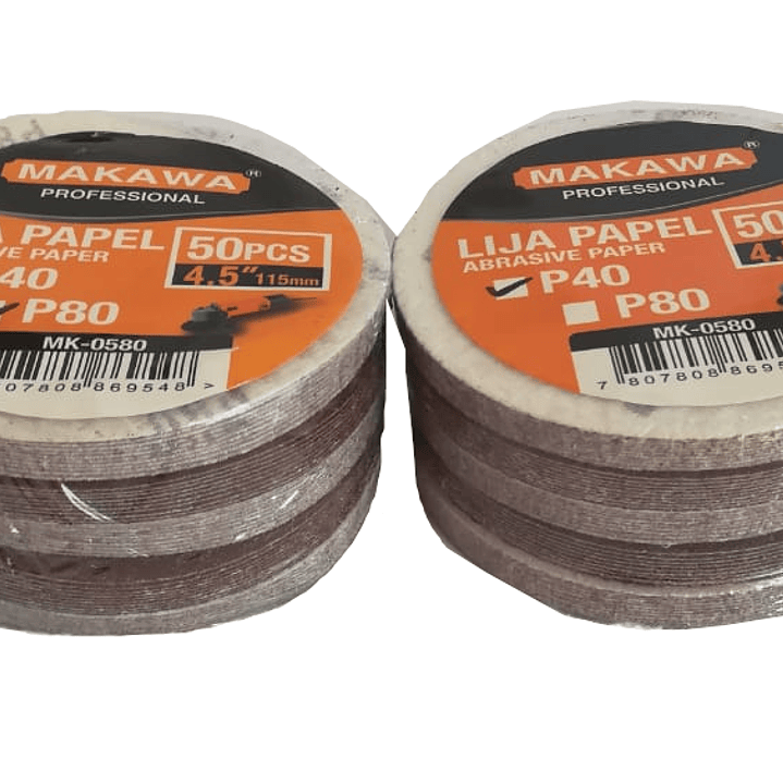 Disco Lija Velcro 4.5