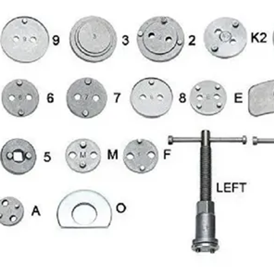 Kit Herramientas Para Piston Caliper De Frenos 21Pcs  3