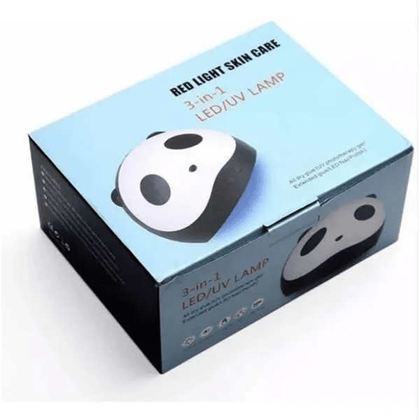 Lámpara De Uñas 36 W Led/uv 12 Leds Panda Usb