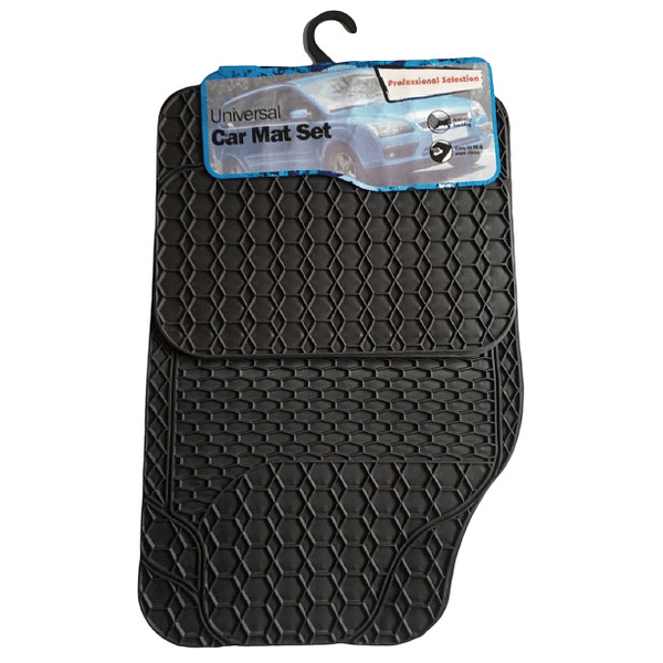 Alfombra Universal De Goma Para Auto 4Pcs