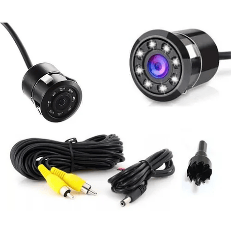 Camara De Auto Reversa Con 8 Led Vision Nocturna HD