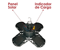 LAMPARA LED AMPOLLETA DEFORMABLE (  4 ASPAS ) RECARGABLE SOLAR