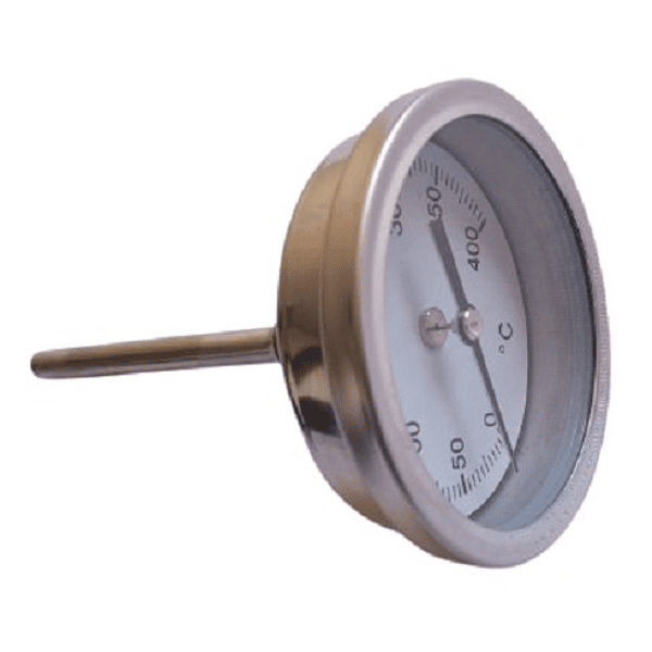 Termometro Para Horno Industrial 0 - 400°C Con Vastago