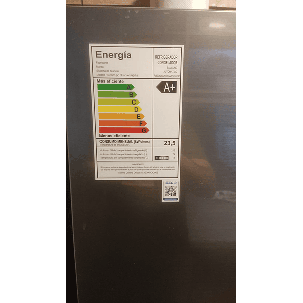 Refrigerador Inox 290 Litros RB30N4020S8/ZS SAMSUNG