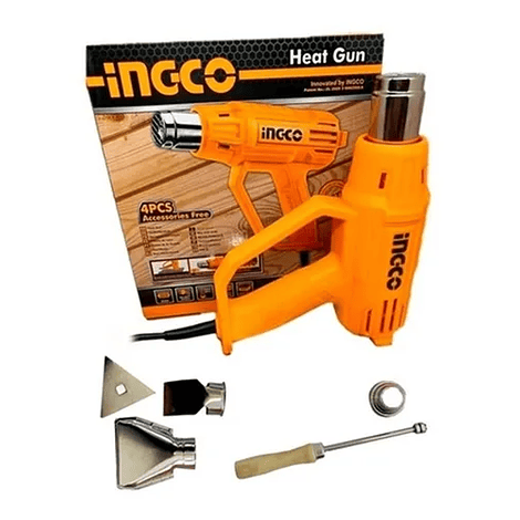 Pistola De Calor Industrial Con Acessorios 2000w Ingco Hg200038 