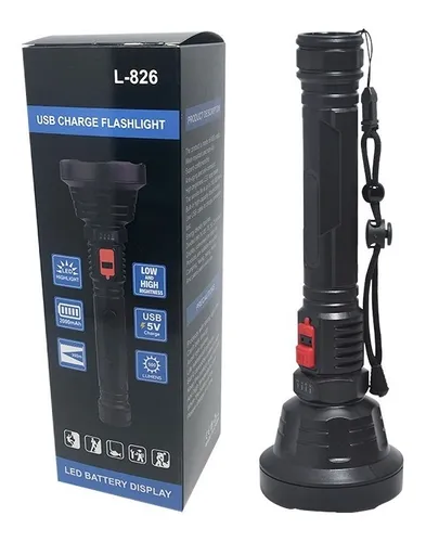 LINTERNA TRABAJO RECARG. USB GIRATORIA 5V 3W 300LM LILT30R65-01.