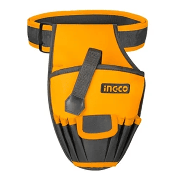 Cinturón ajustable doble Ingco porta herramientas 14 bolsillos