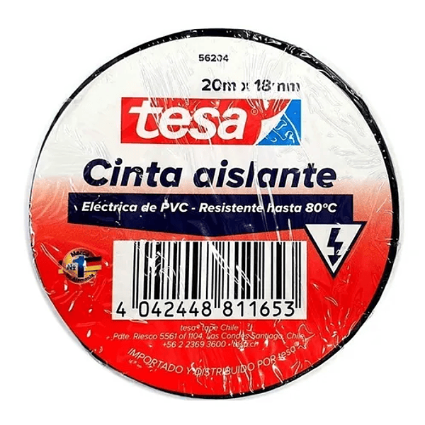 CINTA AISLANTE ELECTRICA 18MMX20MT