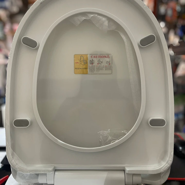 Tapa Asiento Redonda De Baño Caida Lenta  YTS Y00398 2