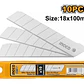 Repuesto Cartonero 10 Hojas Corta Carton Exacto 18Mm Ingco - Miniatura 2