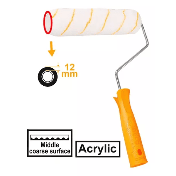 Rodillo Acrilico 9" Acrilico S/S Ingco