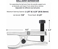Kit Extractor Rotulas Y Terminales De Direccion 5 Pcs