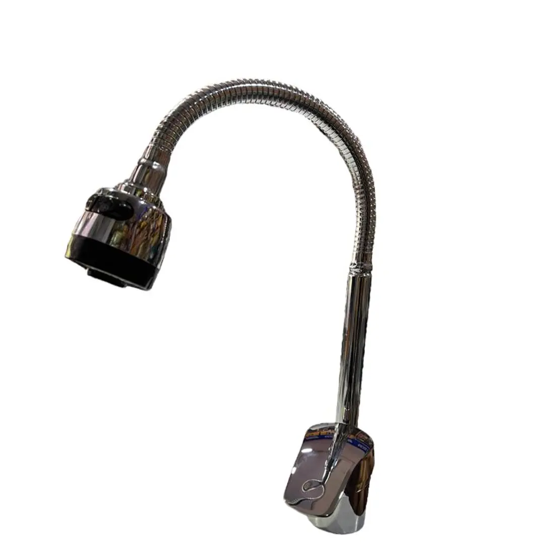 Llave Monomando Lavaplatos Con Cuello Flexible 4