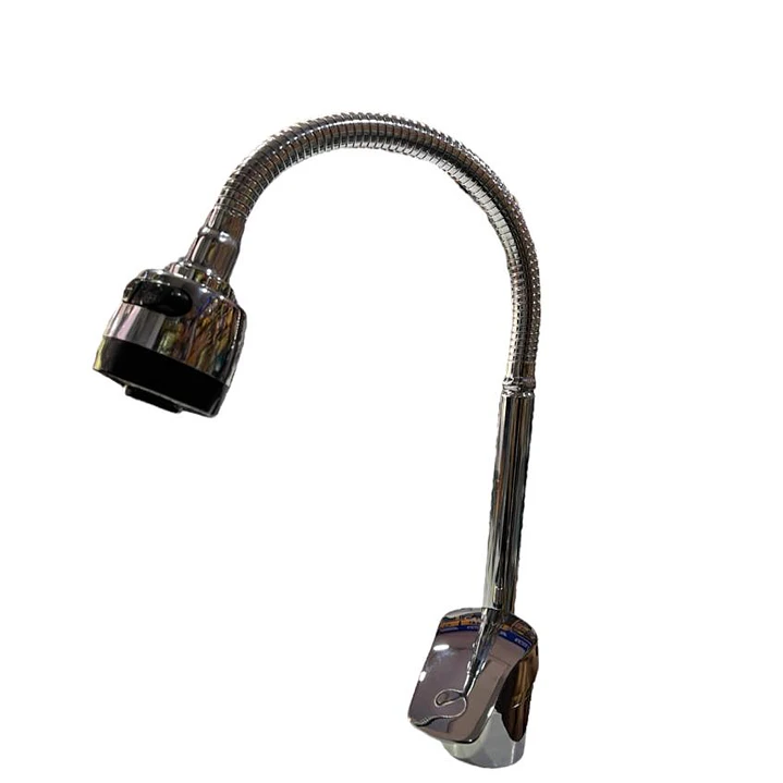 Llave Monomando Lavaplatos Con Cuello Flexible 4