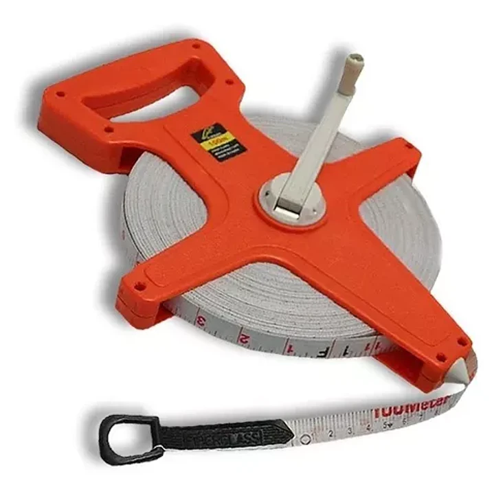 Huincha Metrica Cinta Para Medir Con Manilla 100Mts 1