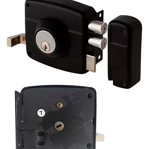 Cerradura De Sobreponer Porton Toro Negro TN0011