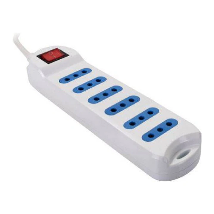 Alargador Con 6 Enchufes Certificado Interruptor De 1.5 Metros 1
