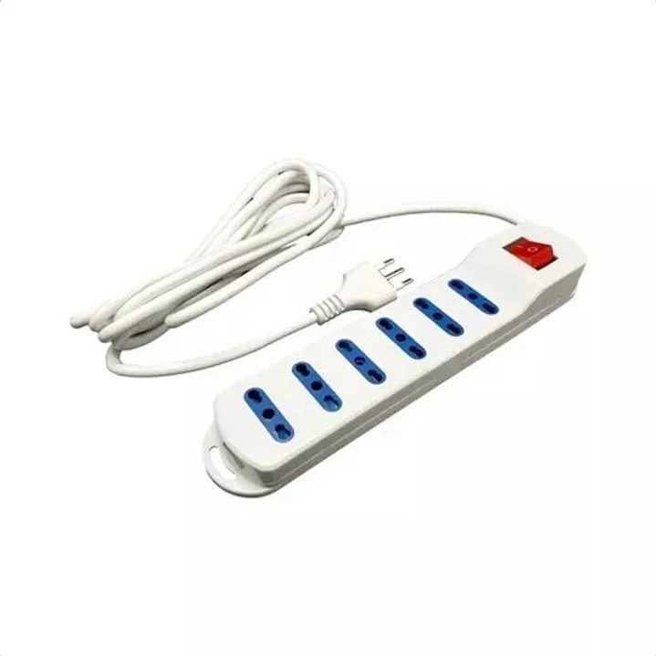 Alargador Con 6 Enchufes Certificado Interruptor De 1.5 Metros 2