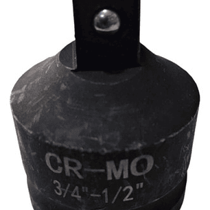 Adaptador Dado Reductor Impacto Hembra 3/4 A Macho 1/2 Cromo Molibdeno