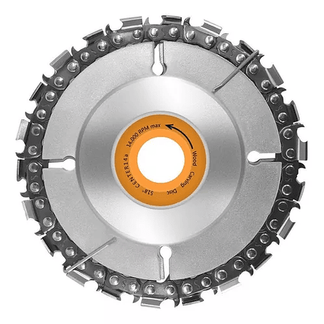 Disco Cadena Sierra Para Cortar Madera Tallado 4.5 Pulgadas