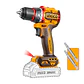 Taladro Atornillador Bl Cp  Inalambrico Industrial 66Nm 13mm/20v Ingco - Miniatura 2