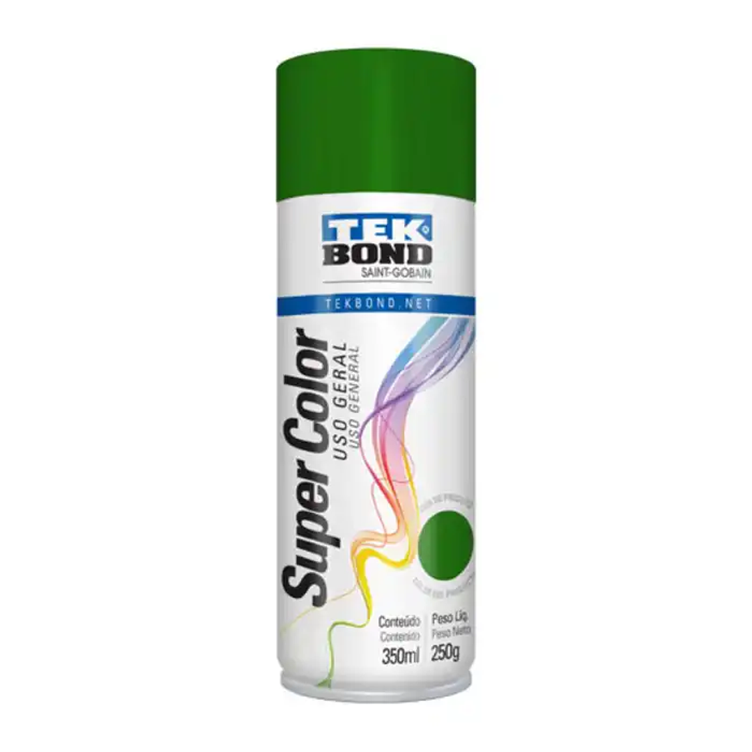 Pintura Aerosol Spray 400ml Verde Uso General Tekbond 1