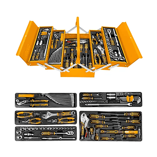 Set De Herramientas Industrial Con Caja Metalica 108 Piezas Ingco