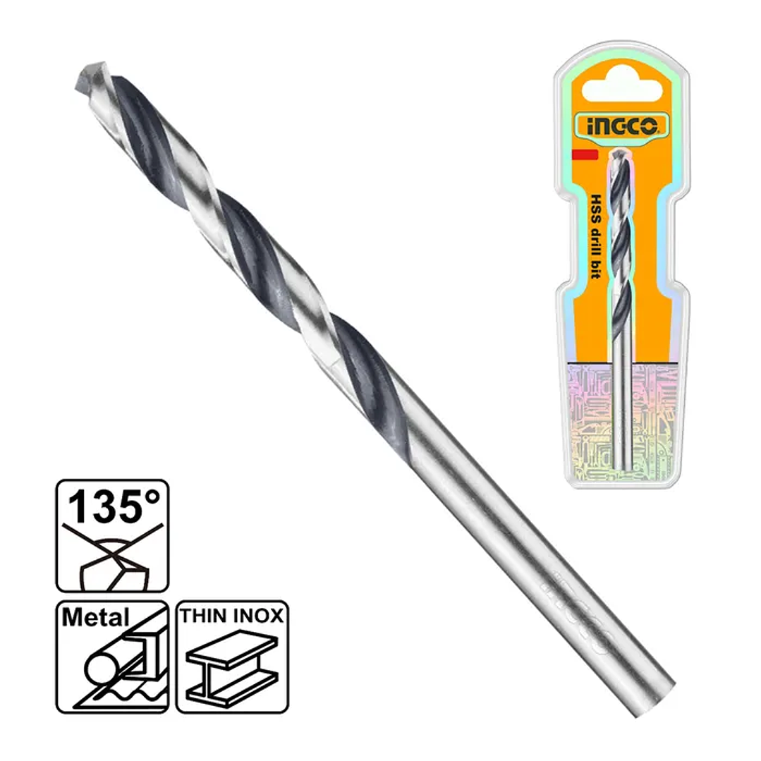Broca Para Metal Hss 12mm Ingco 1