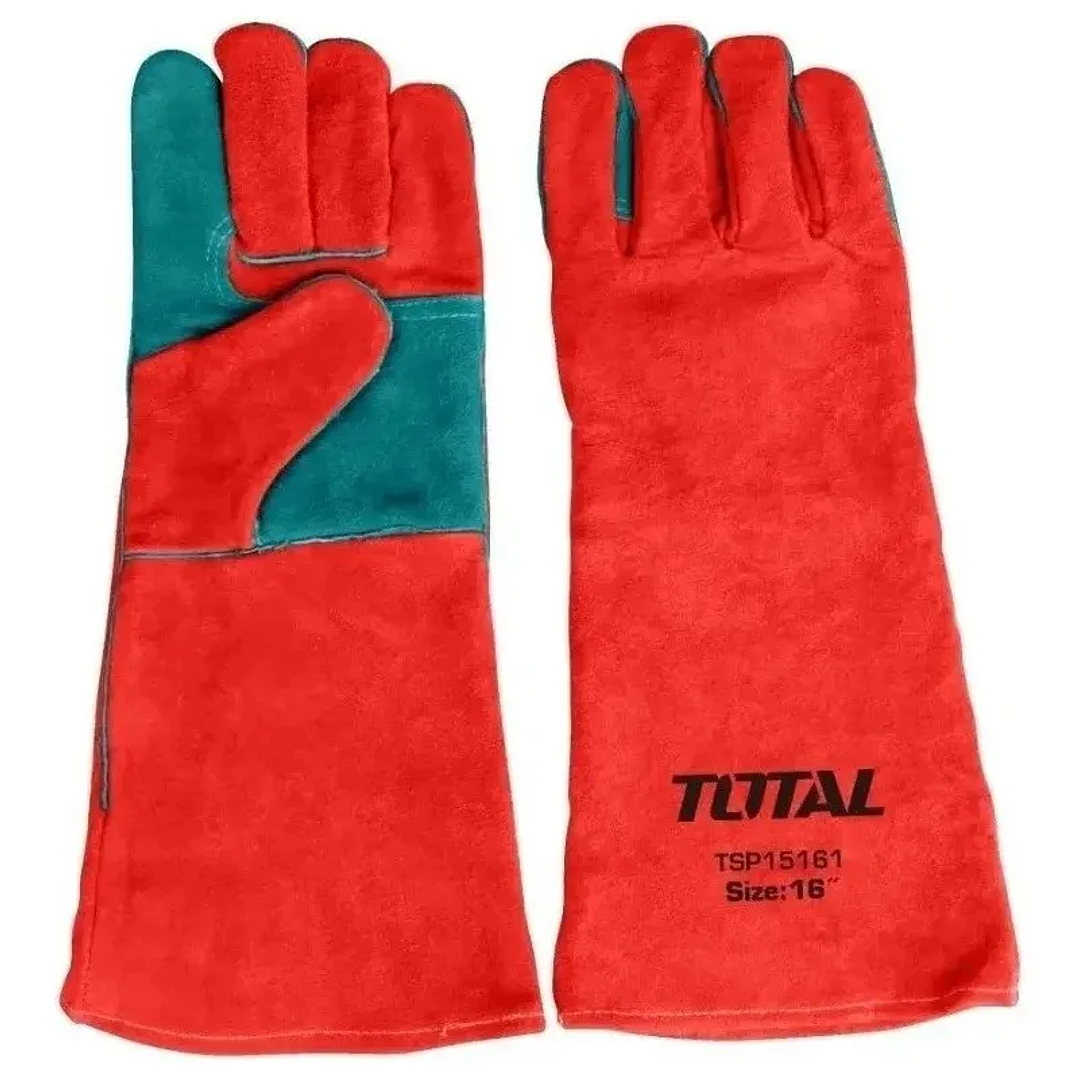 Par de Guantes Para Soldar 16 Pulgadas Total  1