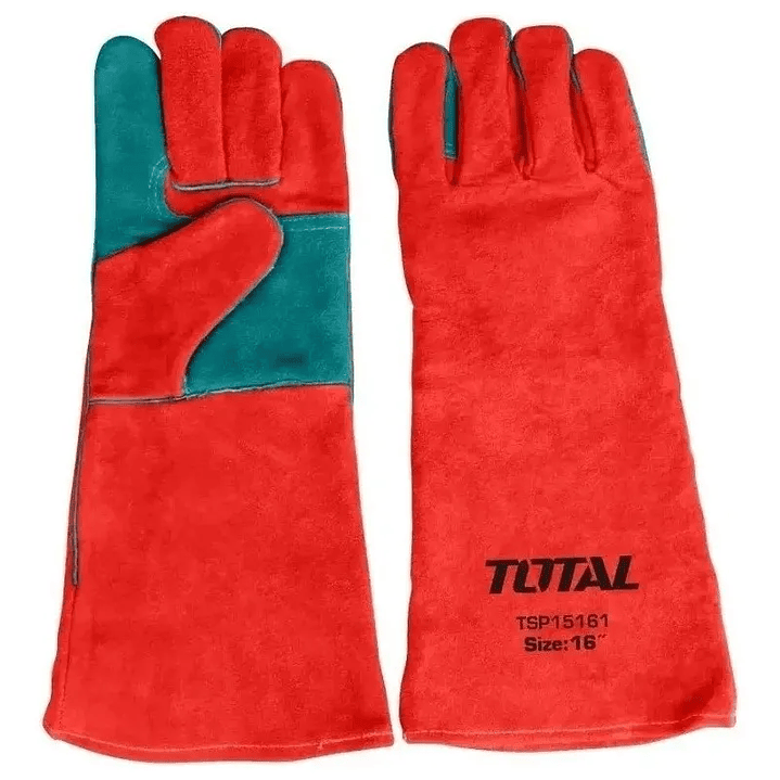Par de Guantes Para Soldar 16 Pulgadas Total  1