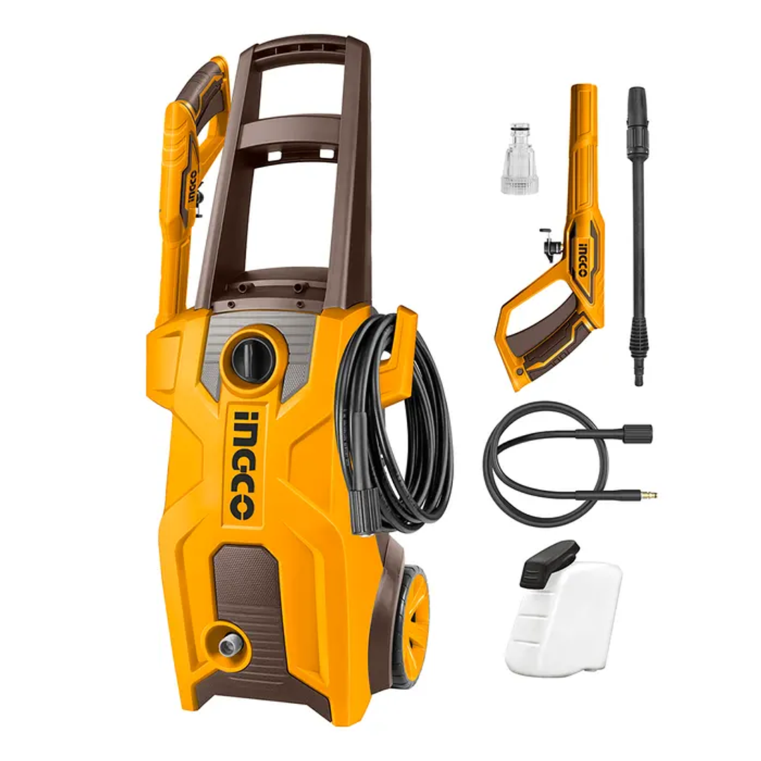 Hidrolavadora Electrica Industrial 2000w/160bar Ingco 1