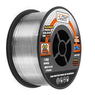 Alambre Mig Flux Core 0.8 mm 5 kg Para Soldar Sin Gas