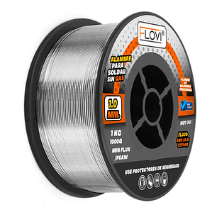 Alambre Mig Flux Core 1 mm 5 kg Para Soldar Sin Gas