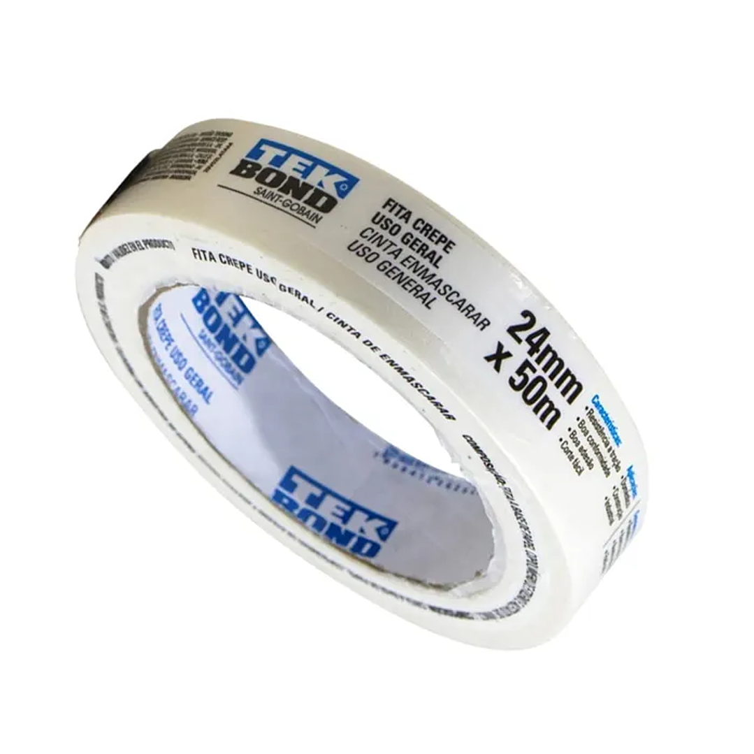 Cinta De Enmascarar Masking Tape 24mmx50m Tekbond 1